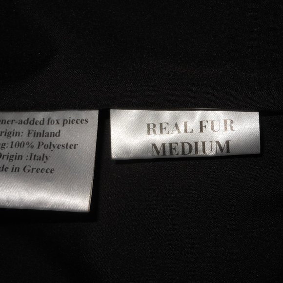 THE FUR VAULT CRYSTAL FOX FUR WAIST LENGTH JACKET SIZE MEDIUM - Picture 6 of 9